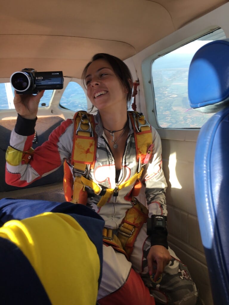 Élodie videowoman Aair Parachutisme Lessay